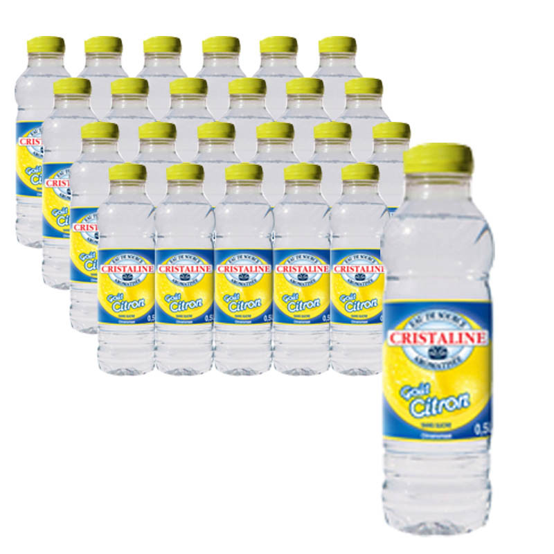 Pack Bouteille D Eau 50cl Cristaline Citron X24 Coffee Webstore