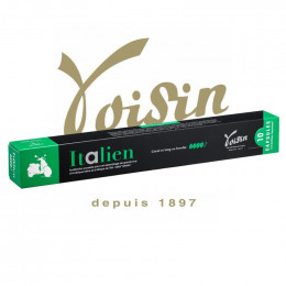 Capsules Nespresso Compatibles - Voisin - Italien - 1 tube - 10 capsules