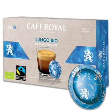 Capsule Nespresso PRO Compatible Café Royal Office Pads - Lungo BIO - 50 capsules