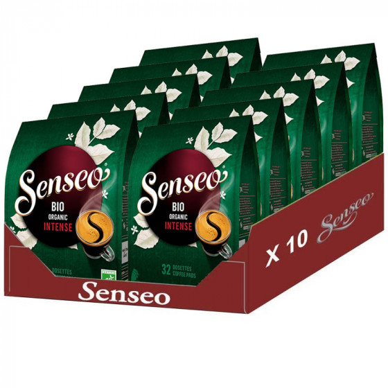 Dosette Senseo Café Bio Organic Intense 10 paquets 320