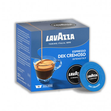 Capsules Lavazza a Modo Mio - Décaféiné Espresso Dek Cremoso - 16 capsules