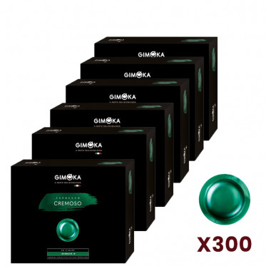 Capsule Nespresso PRO compatible Gimoka Cremoso - 6 boite - 300 capsules