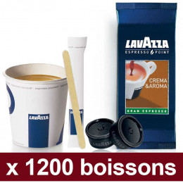 Capsules Lavazza Espresso Point Crema Aroma Gran Espresso : Pack Pro "Large" - 1200 boissons