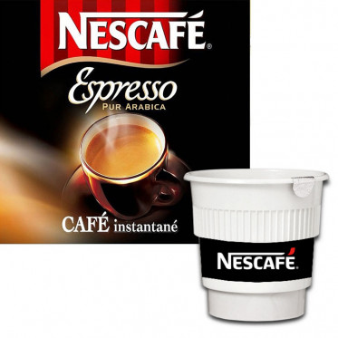 Café Gobelets Pré-dosés Nescafé Espresso Non Sucré : 20 boissons