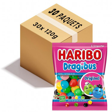 Haribo Dragibus - 30 sachets de 120g
