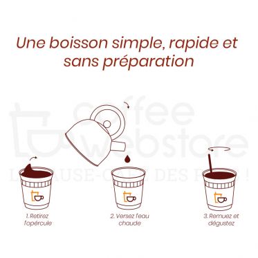 Gobelet Pré-dosé au Carton Nescafé Nuage - Café au lait - 300 boissons