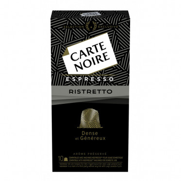 Capsule Nespresso Compatible Carte Noire n°11 Espresso "Puissant" 10 boites - 100 Capsules