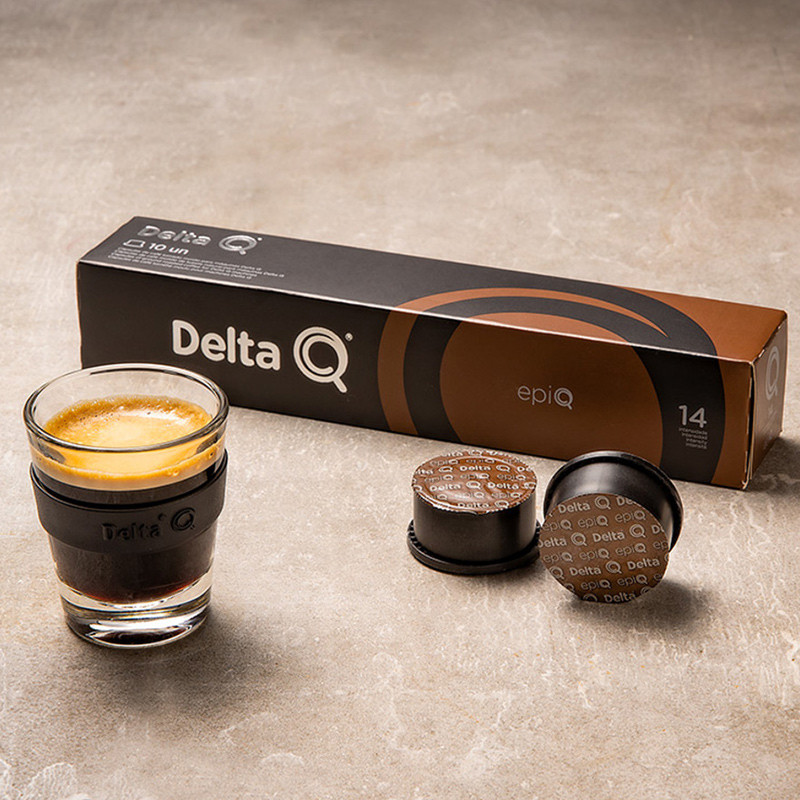 Delta Q Epiq Capsule Café Corsé Notes de Noix Grillés N°1 au Portugal