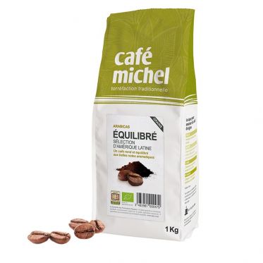 Café en Grains Bio Café Michel Mélange Équilibré - 3 paquets - 3 kg