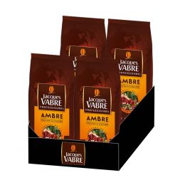 Café en Grains Jacques Vabre Professionnel Ambre - 4 paquets - 4 Kg