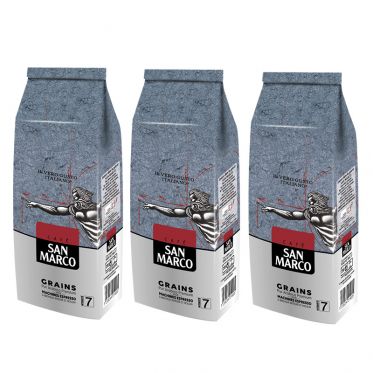 Café en Grains San Marco - 3 paquets - 3 Kg