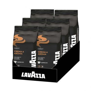 Café en Grains Lavazza Crema & Aroma - 6 paquets - 6 Kg