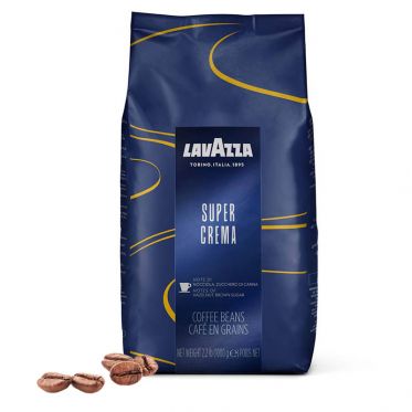 Café en Grains Lavazza Super Crema - 12 paquets - 12 Kg