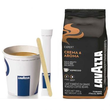 Café en Grains Lavazza Crema & Aroma : Pack Pro "Large" - 1200 boissons