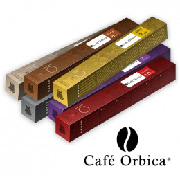 PACK Découverte et dégustation - Capsules Café Orbica pour Nespresso - 60 capsules