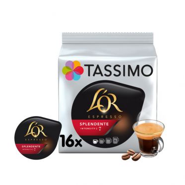 Capsule Tassimo Café L'Or Espresso Splendente - 5 paquets - 80 capsules