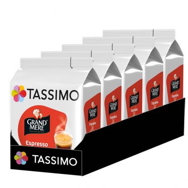 Capsule Tassimo Café Grand'Mère Espresso - 5 paquets - 80 capsules