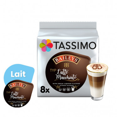 Capsule Tassimo Baileys Latte Macchiato - 8 boissons