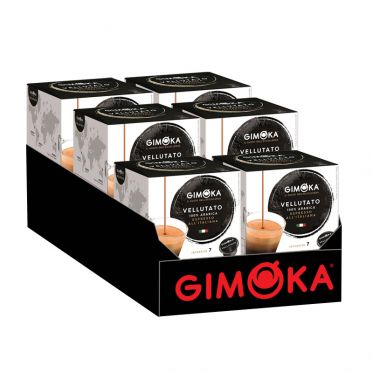 Capsule Dolce Gusto Compatible Café Gimoka Espresso Vellutato - 6 Paquets - 96 Capsules