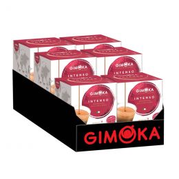 Capsule Dolce Gusto Compatible Café Gimoka Espresso Intenso - 6 Paquets - 96 Capsules