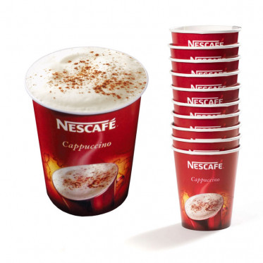 Gobelet Pré-dosés Premium Nescafé Cappuccino : 10 gobelets