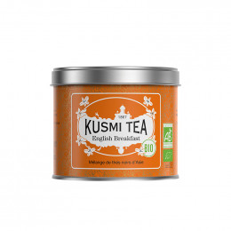 Thé Noir Bio Kusmi Tea English Breakfast - Boite métal 100 gr