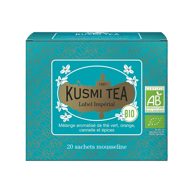 Thé Vert Bio Kusmi Tea Label Imperial – 20 sachets mousseline