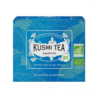 Infusion Bio Kusmi Tea Aquafrutti - 20 sachets mousseline