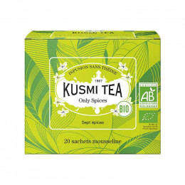 Infusion Bio Kusmi Tea Only Spices - 20 sachets mousseline