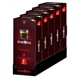 Capsule Nespresso Compatible Gimoka Intenso - 5 boites - 50 capsules