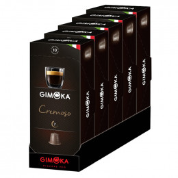 Capsule Nespresso Compatible Gimoka Cremoso - 5 boites - 50 capsules