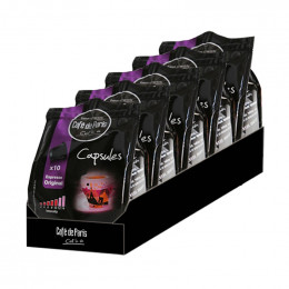 Capsule Nespresso Compatible Café de Paris L'Original - 5 boites - 50 capsules