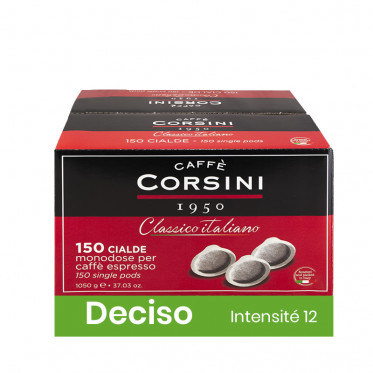 Dosette ESE Corsini Classico Italiano Deciso - 150 dosettes emballées individuellement