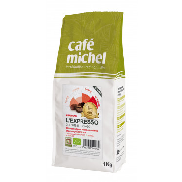 Café en Grains L'Expresso - Café Michel - 1 kg