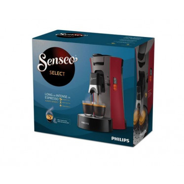 Machine Senseo Select : Philips CSA240/81 Rouge