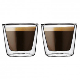 Tasse en verre double paroi Bormioli Conical Espresso 12 cl - par 2