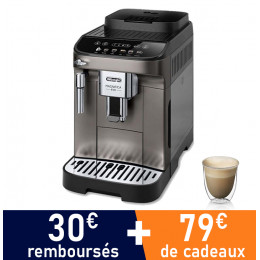 Machine à café en grains DeLonghi Magnifica EVO FEB 2942.TB Titanium + de CADEAUX EXCLUSIFS