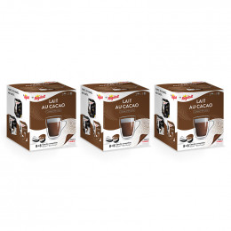 Capsules Dolce Gusto Compatible Chocolat Chaud Régilait - 3 boîtes - 48 capsules