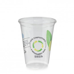 Gobelet verre Transparent PLA Compostable 22 cl - par 25