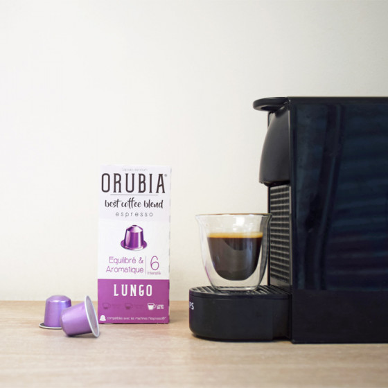 Capsule Nespresso Compatible Café Orubia Lungo - 10 capsules