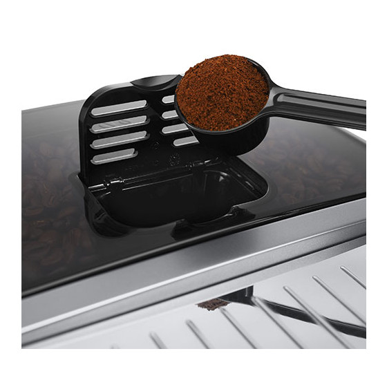Machine à café en grains DeLonghi Dinamica FEB 3535.SB Silver Noir