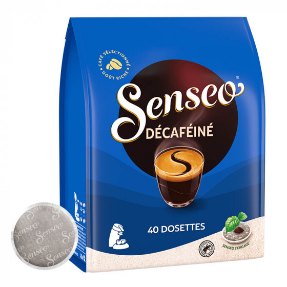 Dosette Senseo Décaféiné - 40 dosettes compostables