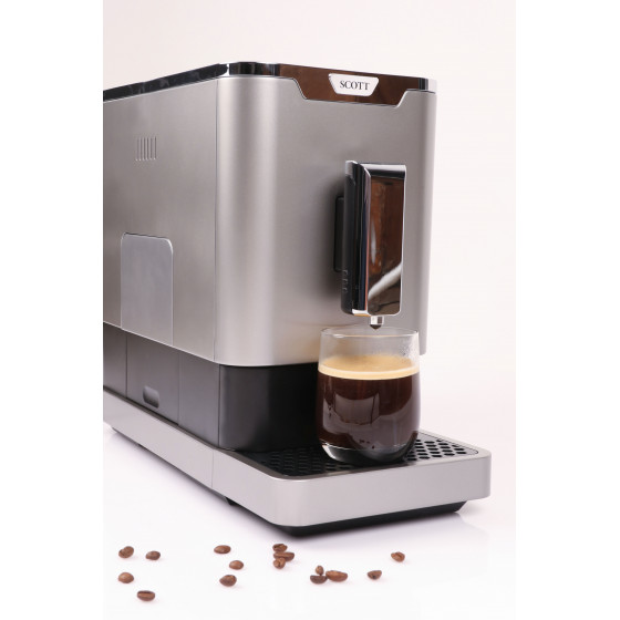 Machine à café en grains Scott Slimissimo Silver