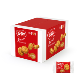 Biscoff Lotus Original fourrés crème Speculoos - carton de 120 biscuits emballés individuellement