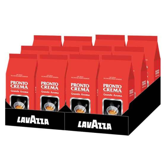 Café en Grains Lavazza Pronto Crema Grande Aroma - 12 paquets - 12 Kg