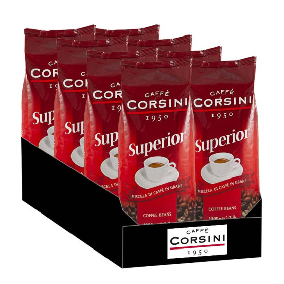 Café en Grains Caffè Corsini Superior - 8 paquets - 8 Kg