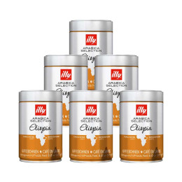 Illy Café en grain en grains décaféiné boite de 250g pas cher 