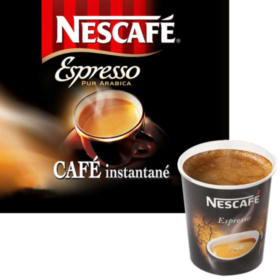 Gobelet Pré-dosé en carton Nescafé Espresso Non Sucré - 25 boissons