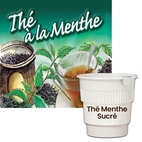 Gobelet Pré-dosé Thé Menthe Sucré - 20 boissons