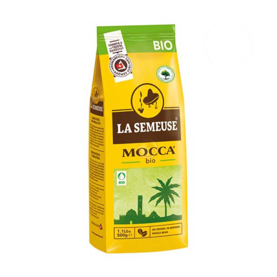 Café en Grains Bio La Semeuse Mocca - 5 paquets - 2,5 Kg